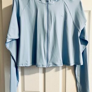 Beneuder - SPF sun protection Light Blue Zip-Up Jacket, lightweight